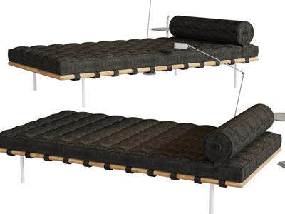 现代长方形沙发凳子