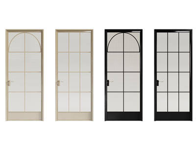 法式玻璃平开门