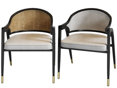 新中式休闲椅子 扶手椅子