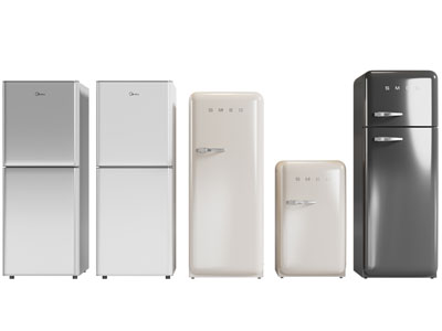 现代上门冰箱3d模型 现代上门冰箱