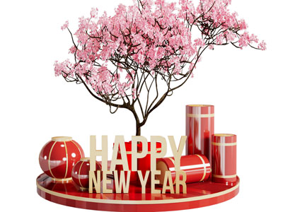 新中式新春佳节节日美陈