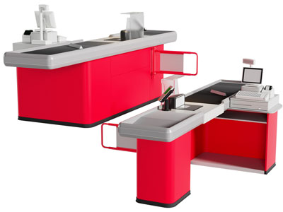 现代超市便利店收银台 收款台3d模型 现代超市便利店收银台 收款台