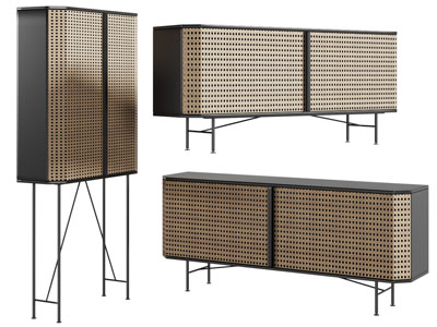 侘寂风玄关柜 电视柜 边柜