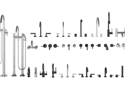现代水龙头 淋浴花洒