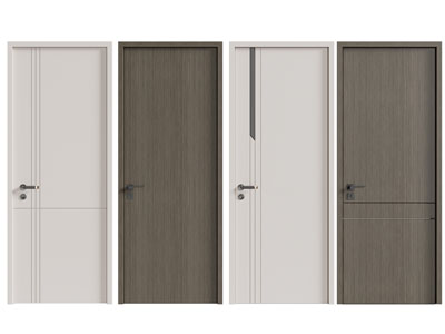 现代实木门 单扇平开门