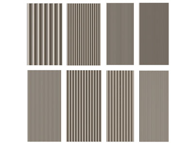 现代实木栅格吸音板 护墙板 背景墙3d模型 现代实木栅格吸音板 护墙板 背景墙