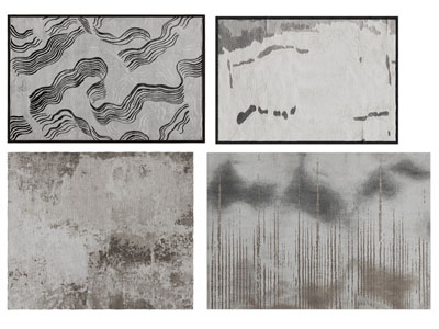 新中式长方形地毯3d模型 新中式长方形地毯