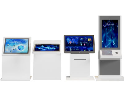 现代触屏查询一体机3d模型 现代触屏查询一体机
