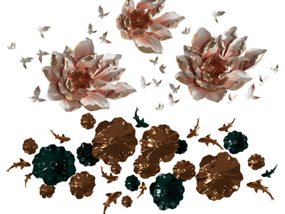 新中式墙饰挂件