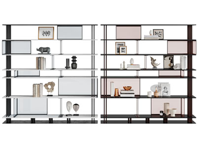 现代开放式装饰架 书架