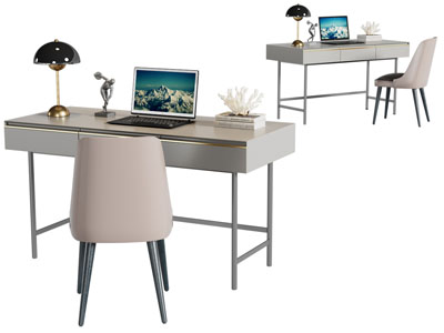 现代书桌椅组合