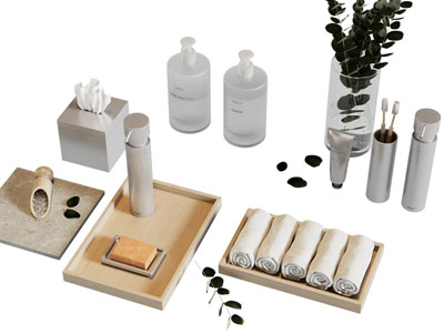 现代香皂 洗浴用品 牙缸卫浴小件3d模型 现代香皂 洗浴用品 牙缸卫浴小件