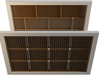 工业风loft栅格吊顶 方格吊顶 天花吊顶