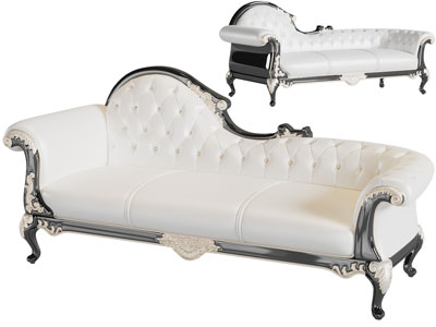 法式雕花贵妃椅 美人榻