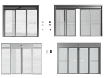 现代电动门 感应大门 推拉门