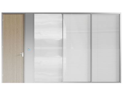 现代办公室百叶窗帘 遮阳帘3d模型 现代办公室百叶窗帘 遮阳帘