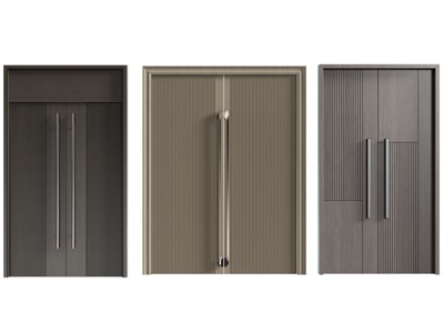 新中式实木双开门 大门