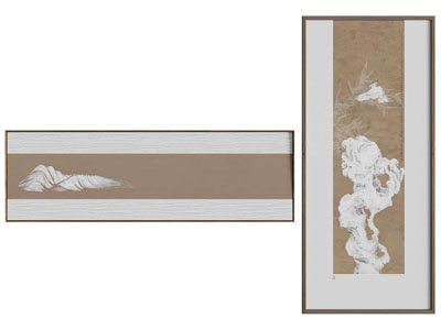 新中式装饰挂画3d模型 新中式装饰挂画