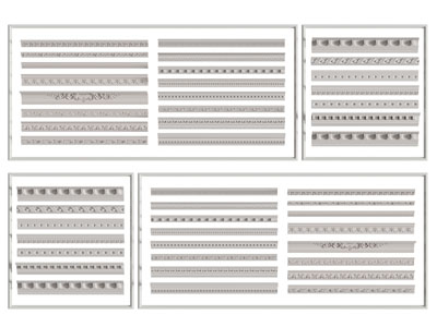 欧式雕花线条 角线