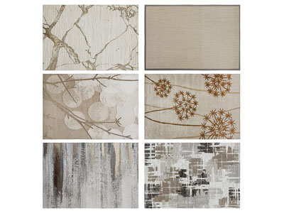 新中式长方形地毯3d模型 新中式长方形地毯