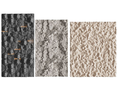 现代岩板 毛石 肌理背景墙 护墙板