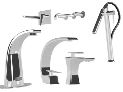 现代不锈钢水龙头3d模型 现代不锈钢水龙头