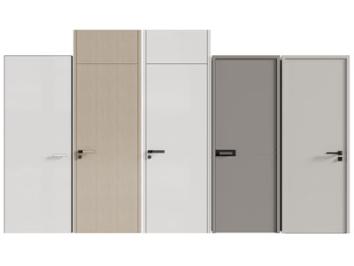 现代实木平开门