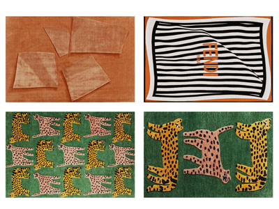 现代卡通图案的地毯3d模型 现代卡通图案的地毯