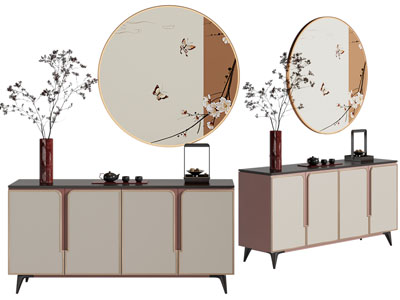 新中式玄关柜 边柜