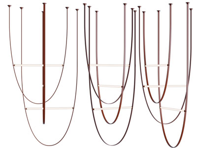 现代U字形带状吊灯