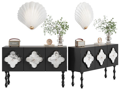 新中式玄关柜 边柜