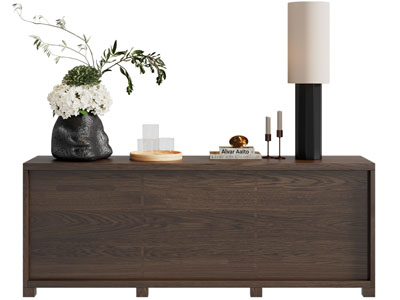 侘寂风玄关柜 边柜