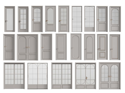 法式玻璃门 实木门 推拉门