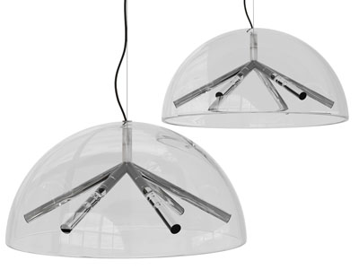 现代透明灯罩吊灯