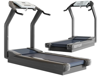 现代跑步机健身器材3d模型 现代跑步机健身器材