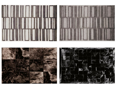 现代长方形地毯3d模型 现代长方形地毯