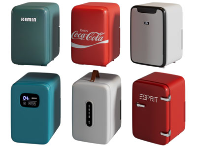 现代迷你电冰箱 冰柜3d模型 现代迷你电冰箱 冰柜