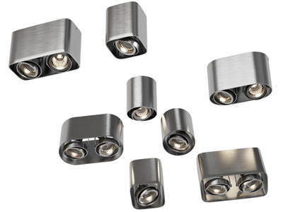 工业风loft金属筒灯射灯 格栅灯