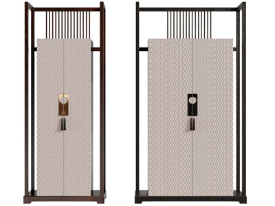 新中式衣柜3d模型 新中式衣柜