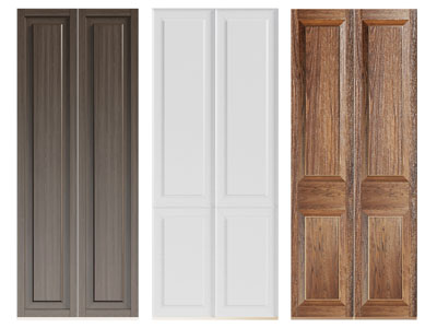 现代实木衣柜3d模型 现代实木衣柜