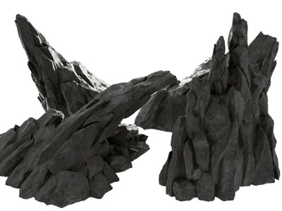 现代岩石 假山 石头 景观石