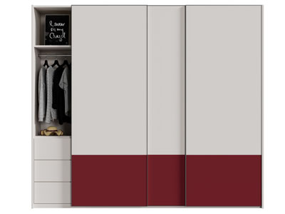 现代推拉门衣柜3d模型 现代推拉门衣柜