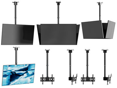 现代悬挂式 吊顶液晶显示屏 电视机3d模型 现代悬挂式 吊顶液晶显示屏 电视机