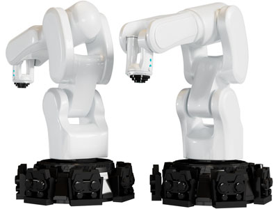 现代人工智能机器人 机械臂3d模型 现代人工智能机器人 机械臂