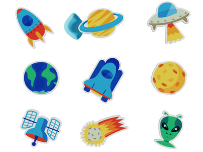 现代卡通墙贴 墙饰