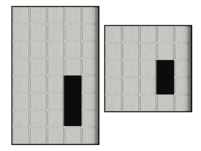 现代长方形地毯3d模型 现代长方形地毯