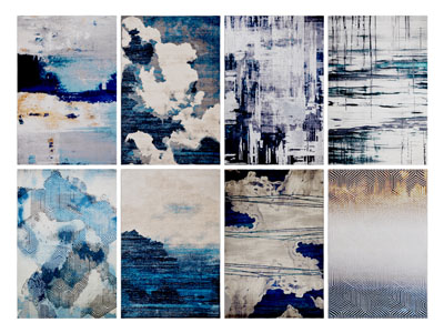 现代长方形地毯3d模型 现代长方形地毯