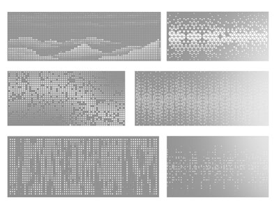 现代穿孔板 透光板 护墙板 铝扣板