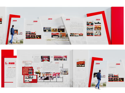 现代党建背景墙 文化墙 展厅展览墙