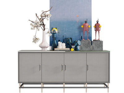 现代轻奢玄关柜 边柜